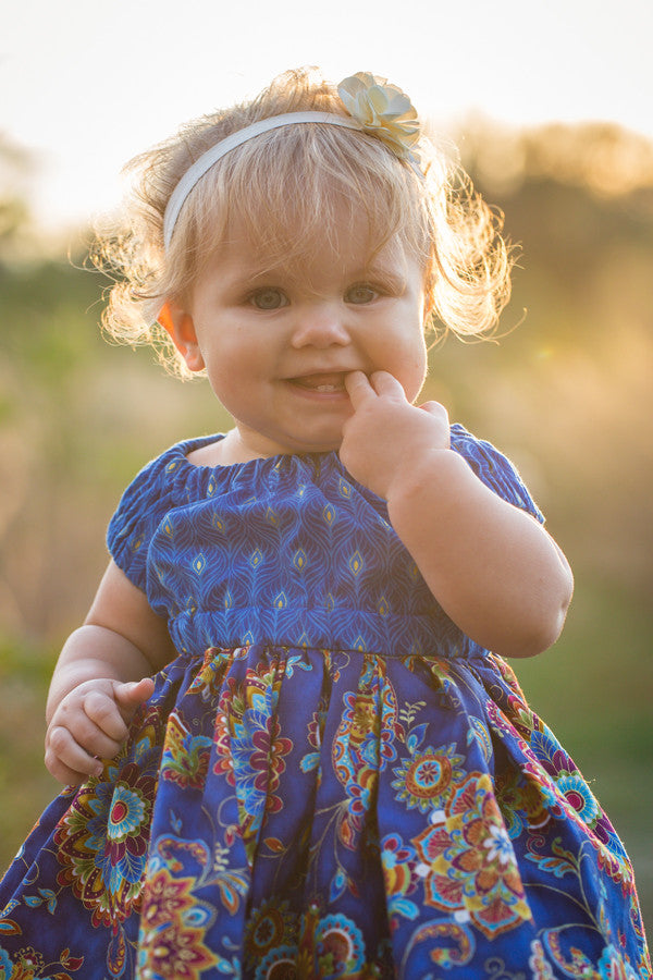 Baby Girl Blue Dresses | Baby Girl Blue Flower Dresses | Next